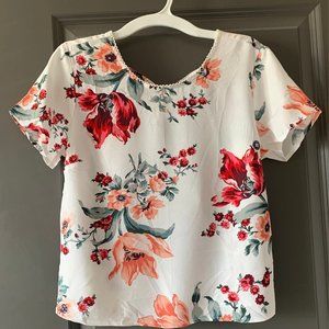 *SOLD* Floral shirt